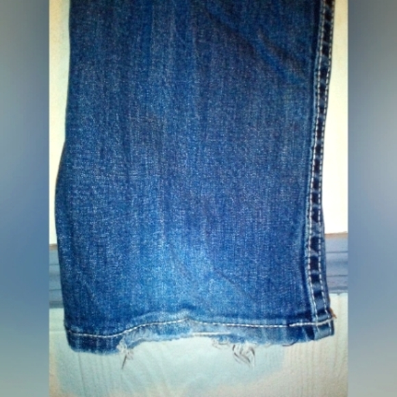 Women's Vigoss Size 15/33 Bootcut Jeans with Rhinestones on back pockets - Picture 7 of 13